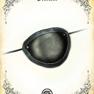 Leather Eye Patch Unisex left or right Pirate Costume Eyepatch Cosplay