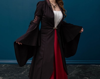 Henriette Frock Coat Versailles Collection - Renaissance coat for women, LARP costume and nobility cosplay