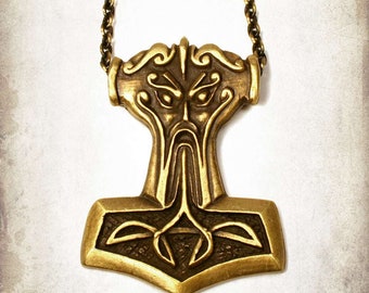 Mjolnir, Thor&#39;s Hammer - handmade - Marteau de Thor