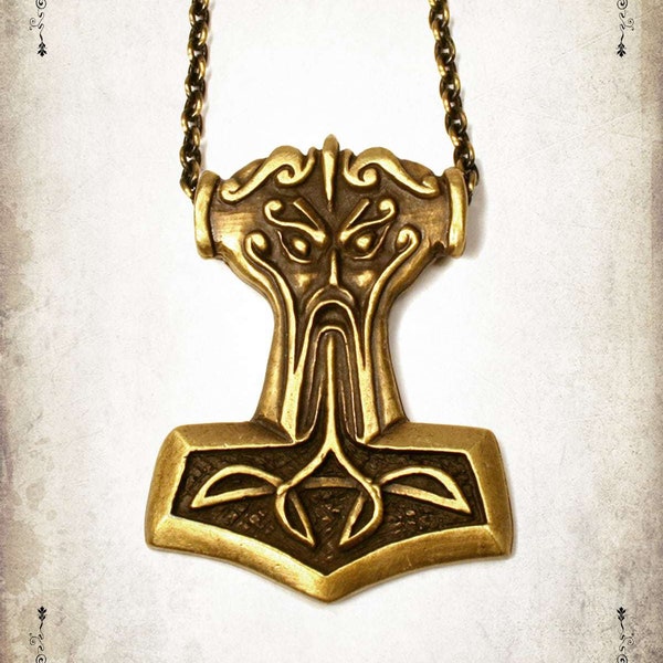 Mjolnir, Thor's Hammer - handmade - Marteau de Thor