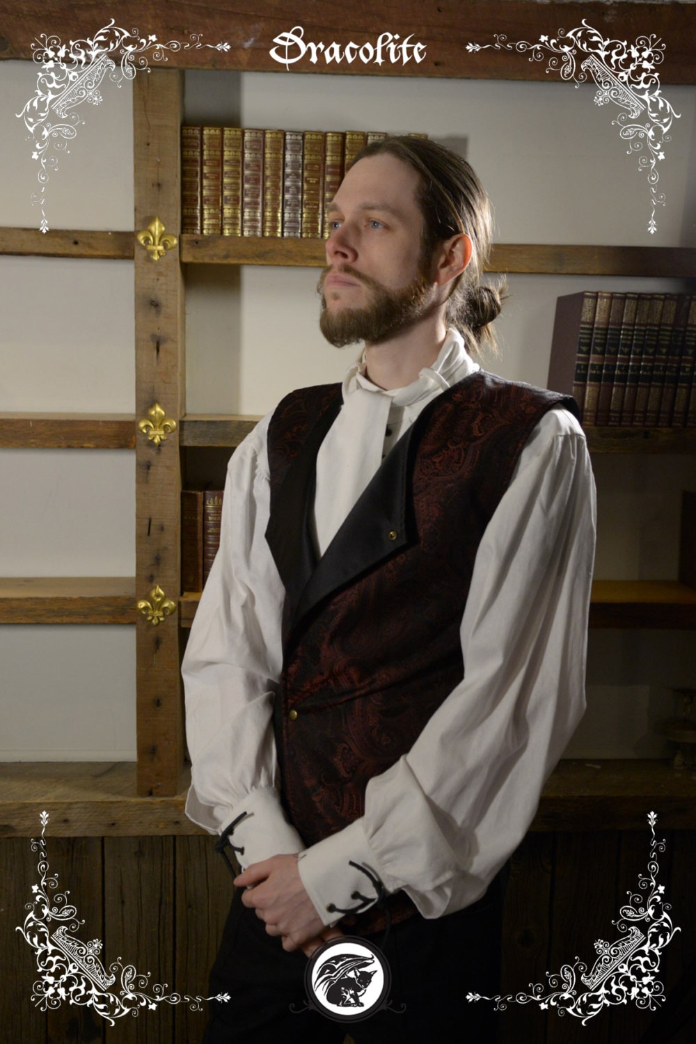LARP Renaissance vest voor heren victoriaans kostuum en cosplay Gentilhomme Doublet middeleeuws jasje Kleding Herenkleding Jacks & Jassen 