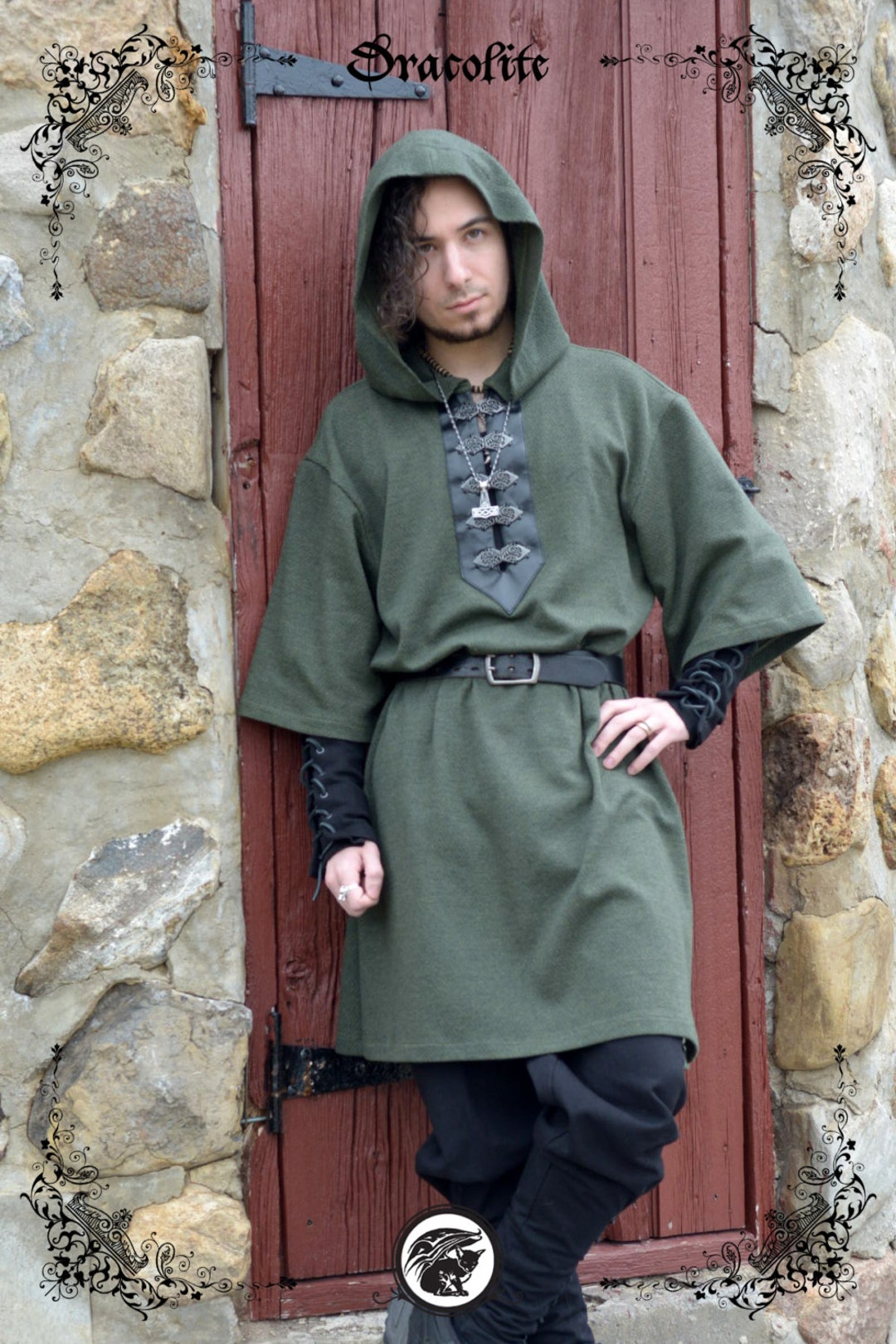 Túnica vikinga ropa medieval celta para hombre LARP - Etsy México