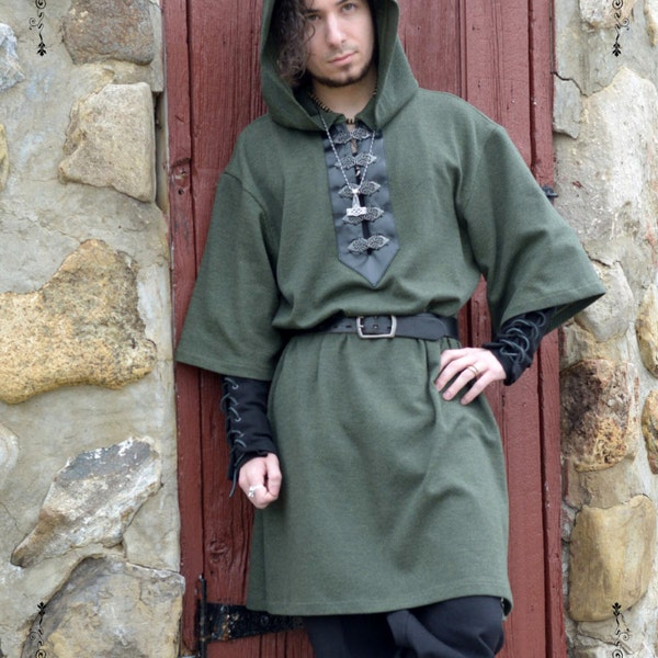 Viking tunic medieval clothing - Celtic tunic for men LARP costume and cosplay