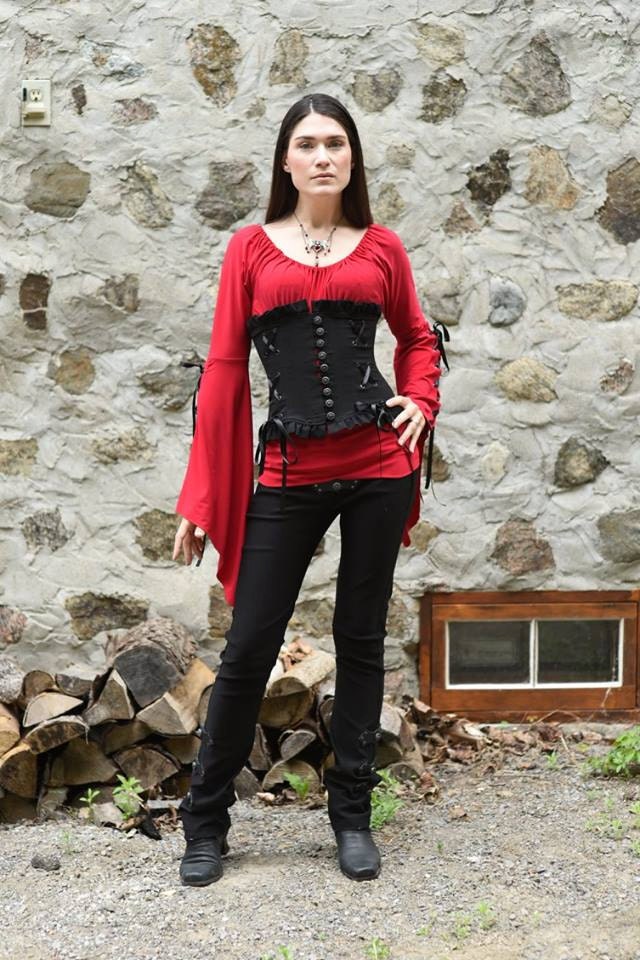 Iseult Blouse Medieval clothing blouse Steampunk shirt for | Etsy