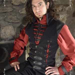 Hercule Doublet medieval jacket - Renaissance vest for men, LARP, victorian costume and cosplay