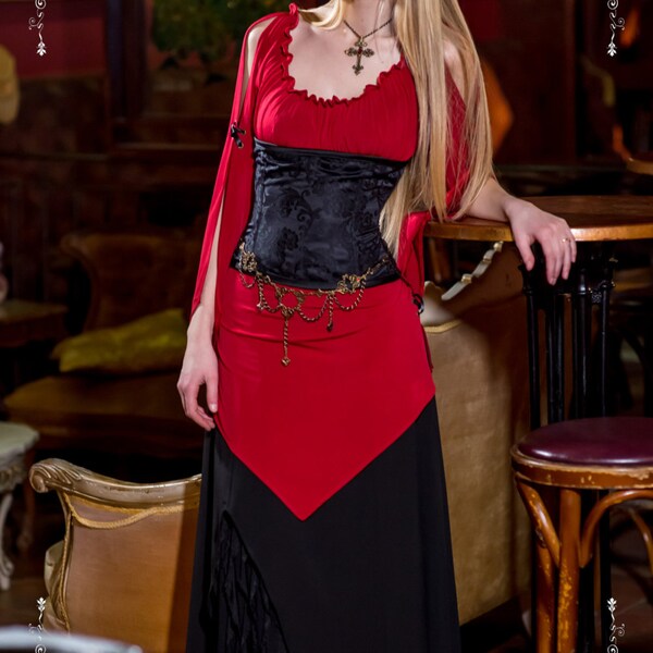 Womens Steampunk Vicky Hoop Skirt Adult Costume Female Uk Size 10 14 Halloween main image 1