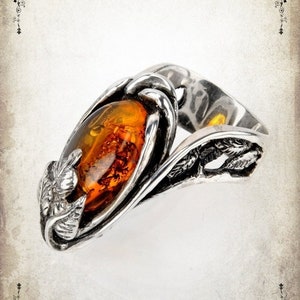 Middeleeuwse elfenkoninginring - Sterlingzilver 925