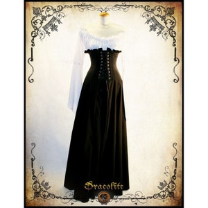 Korsett Rock Steampunk Kleidung Rock - Steam Punk Rock für LARP, viktorianische Kostüme und Cosplay