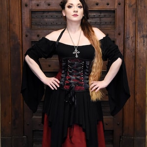Déesse Blouse Medieval clothing blouse - Gothic shirt for LARP, fantasy costume and cosplay