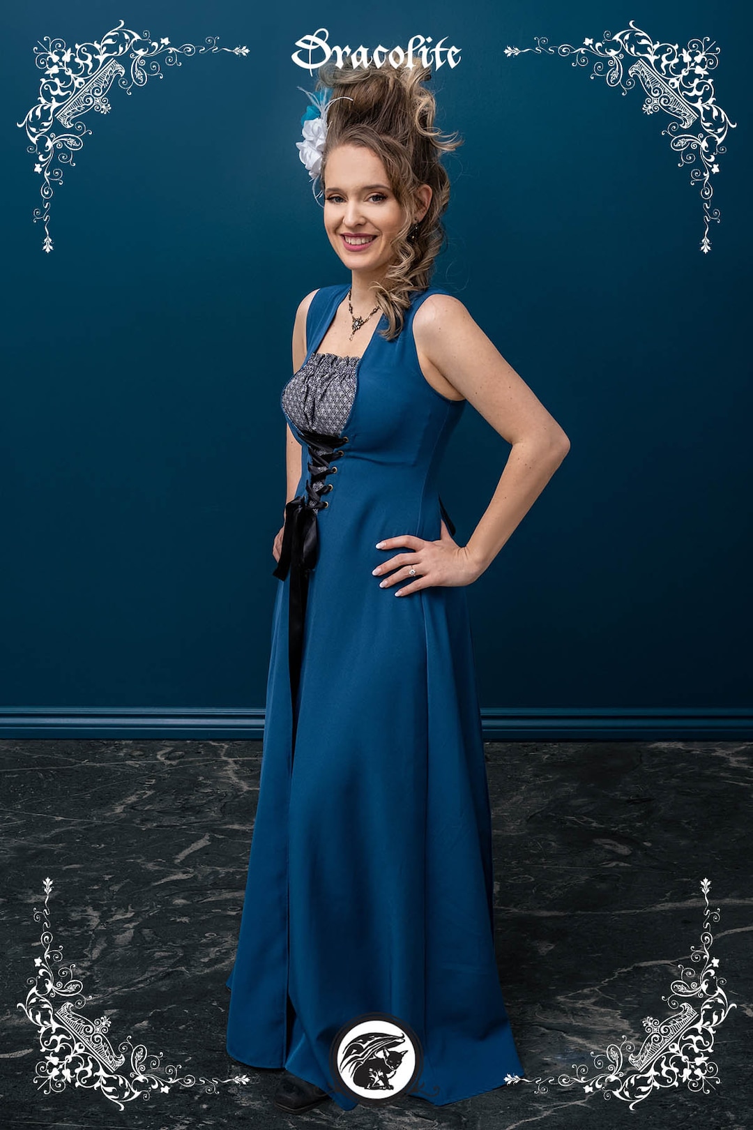 Collezione Isabeau Dress Versailles Abito rinascimentale per