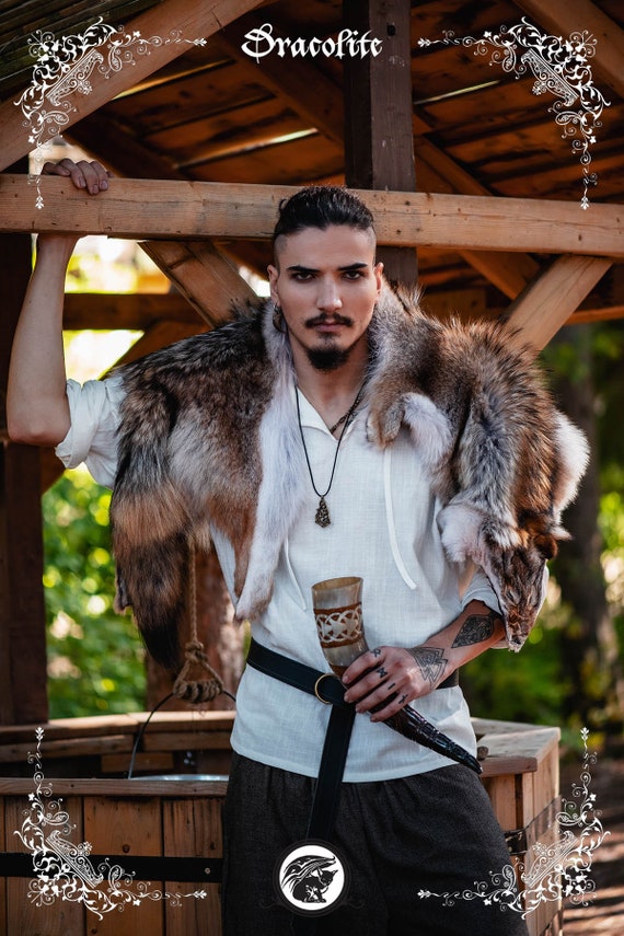 Olsen Shirt Viking top Camisa nordica para hombre Disfraz LARP y cosplay de guerrero escandinavo Etsy Espana