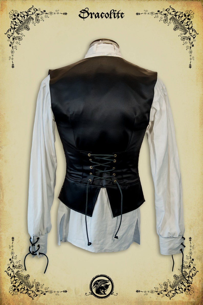 Gentilhomme Doublet medieval jacket Renaissance vest for men, LARP, victorian costume and cosplay image 3