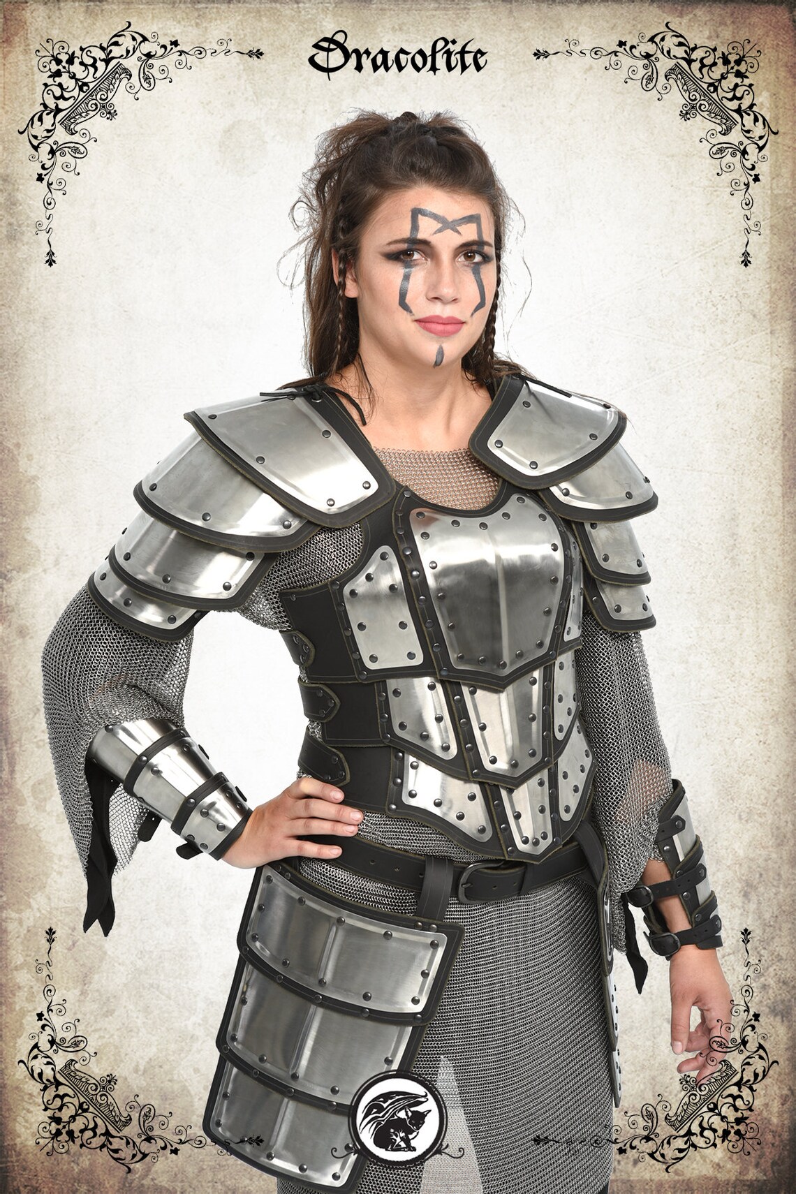 Guardian Guardian Female Breastplate Armor for LARP Action Etsy