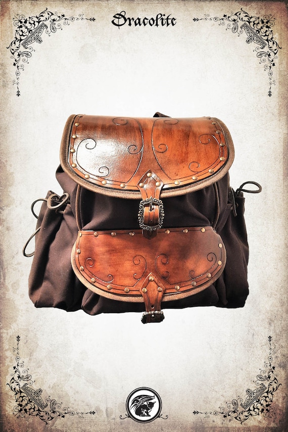 Adventurer s Backpack for LARP Action Roleplaying and Cosplay Etsy
