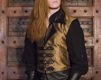 Sir Maxime Vest Doublet medieval jacket - Renaissance vest for men, LARP, victorian costume and cosplay