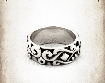 Medieval wedding ring - Sterling silver 925