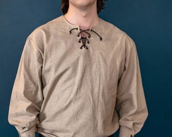 Griffin shirt Versailles jacket - Renaissance clothing for men, LARP costume and nobility cosplay