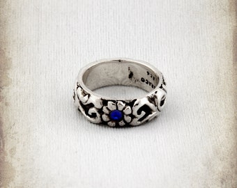 Anillo de boda medieval Silva - Plata de ley 925