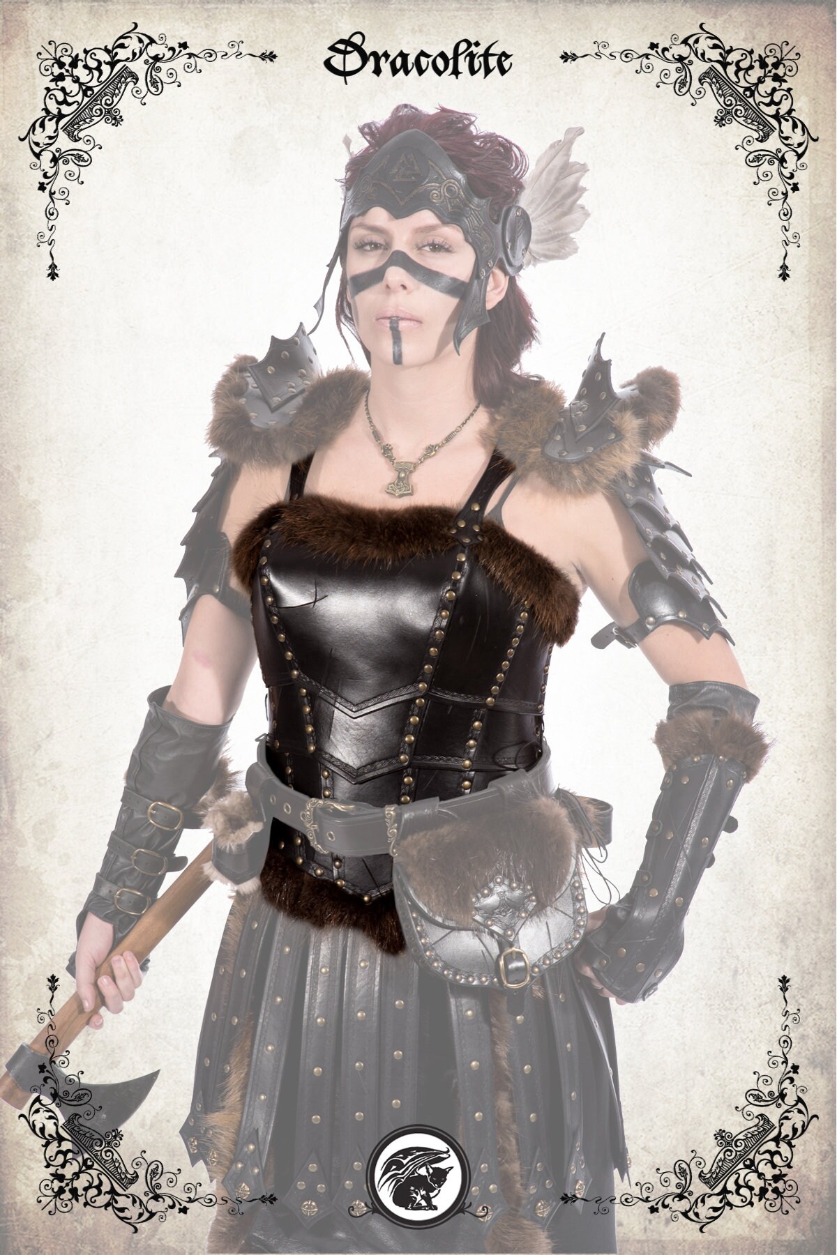 Freya breasplate - Freya valkyrie warrior woman armor for LARP, action roleplaying and cosplay