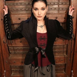 Annabelle Jacket Renaissance clothing Vest - Steam punk jacket for LARP, victorian costume and cosplay