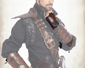 Alchemist glove - medieval gauntlet for LARP, action roleplaying and cosplay
