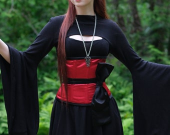 Geisha Bolero - Medieval clothing for woman, LARP costume and nobility cosplay