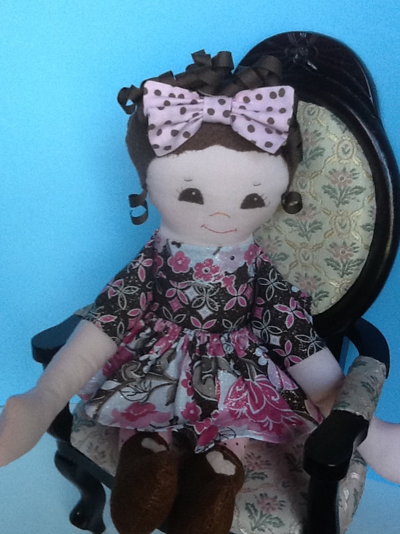 Easy Cloth Rag Doll PDF Pattern Primrose 16" Rag Doll Pattern- Easy ...