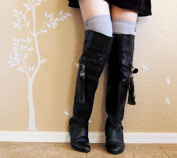 high socks for boots