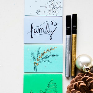Printable Advent Calendar Kit Blank Miniature Coloring Page - Etsy