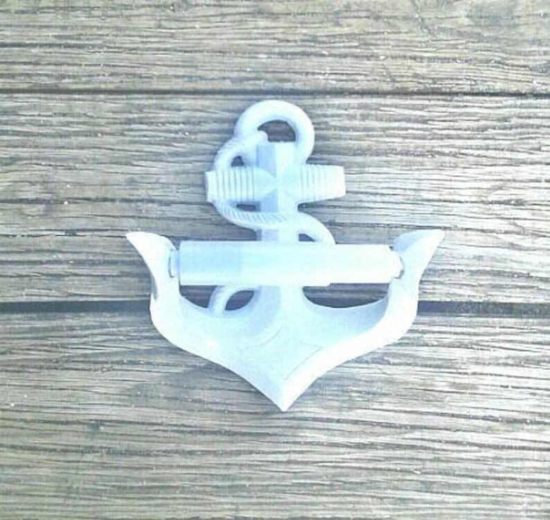Anchor toilet paper holder nautical bathroom tissue holder Etsy