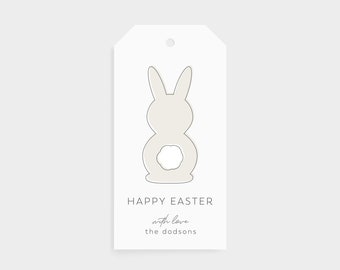 Easter Gift Tags | Bunny Tags | Easter Basket Gift Tags | Personalized Easter Gift Tags | Personalized Easter Gift | Custom Gift Tags [GT06]