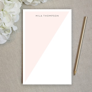 Personalized Notepad | Family Notepad | Couples Notepad | Personalized Stationery | Modern Stationary | New Job Gift | Modern Notepad