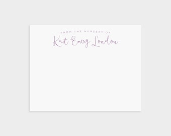 From the Nursery Of Stationery | Baby Thank You Cards | Baby Thank You Notes | New Mom Gift | Baby Shower Gift | Baby Shower Thank You Notes