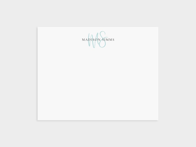 Personalized Stationary Personalized Stationery Personalized Notecards Monogrammed Stationery Monogram Stationary Stationary Set image 1