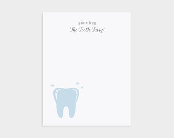 Tooth Fairy Letters | Tooth Fairy Notes | Tooth Fairy Pillow | Tooth Fairy Kit | Letter from the Tooth Fairy | Tooth Fairy Notepad [N43]