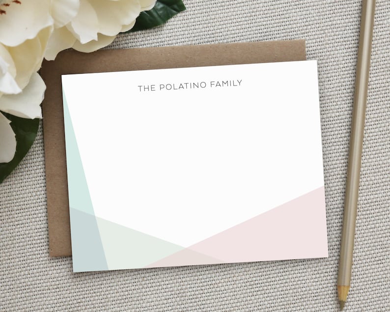 Personalized Stationery. Personalized Notecard Set. - Etsy