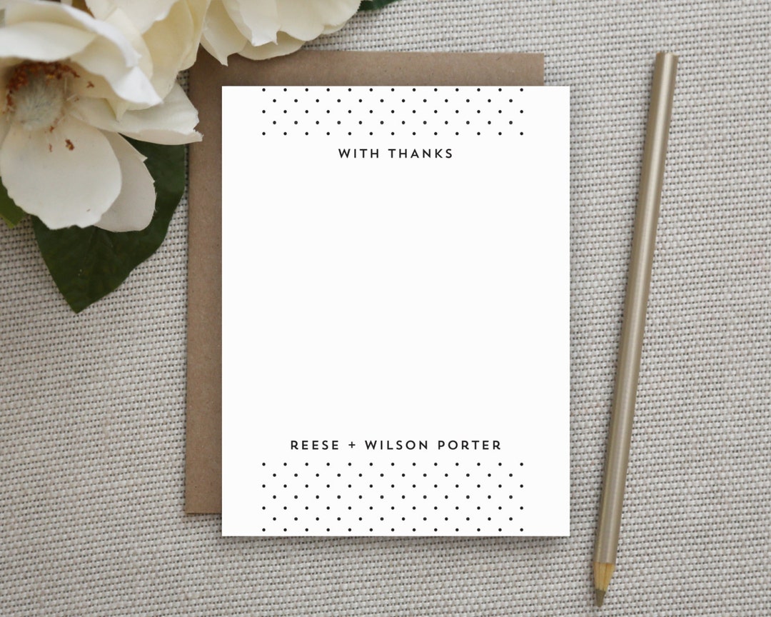 Wedding Thank You Cards. Wedding Thank You Notes. Personalized - Etsy