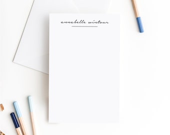 Black White Notepad Etsy