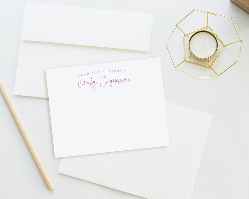 Baby Thank You Cards. Baby Thank You Notes. Baby Stationery. Etsy