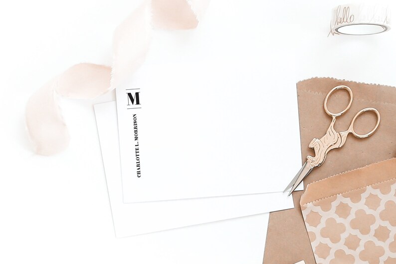 Personalized Stationery for Men. Mens Stationery. Mens Etsy