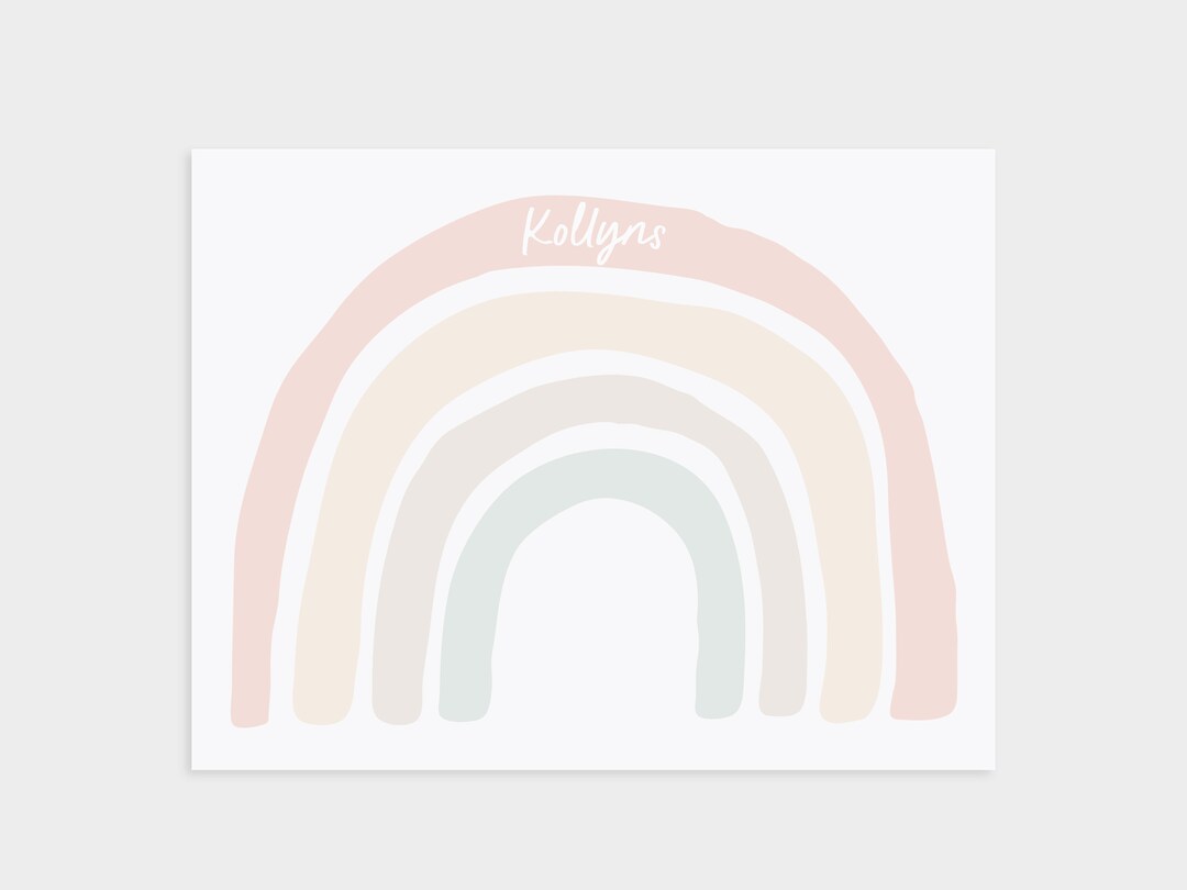 Personalized Stationery Set Rainbow Stationery Rainbow - Etsy
