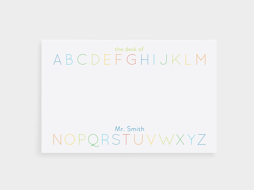 Personalized Notepad for Teachers Unique Teacher Gift Etsy