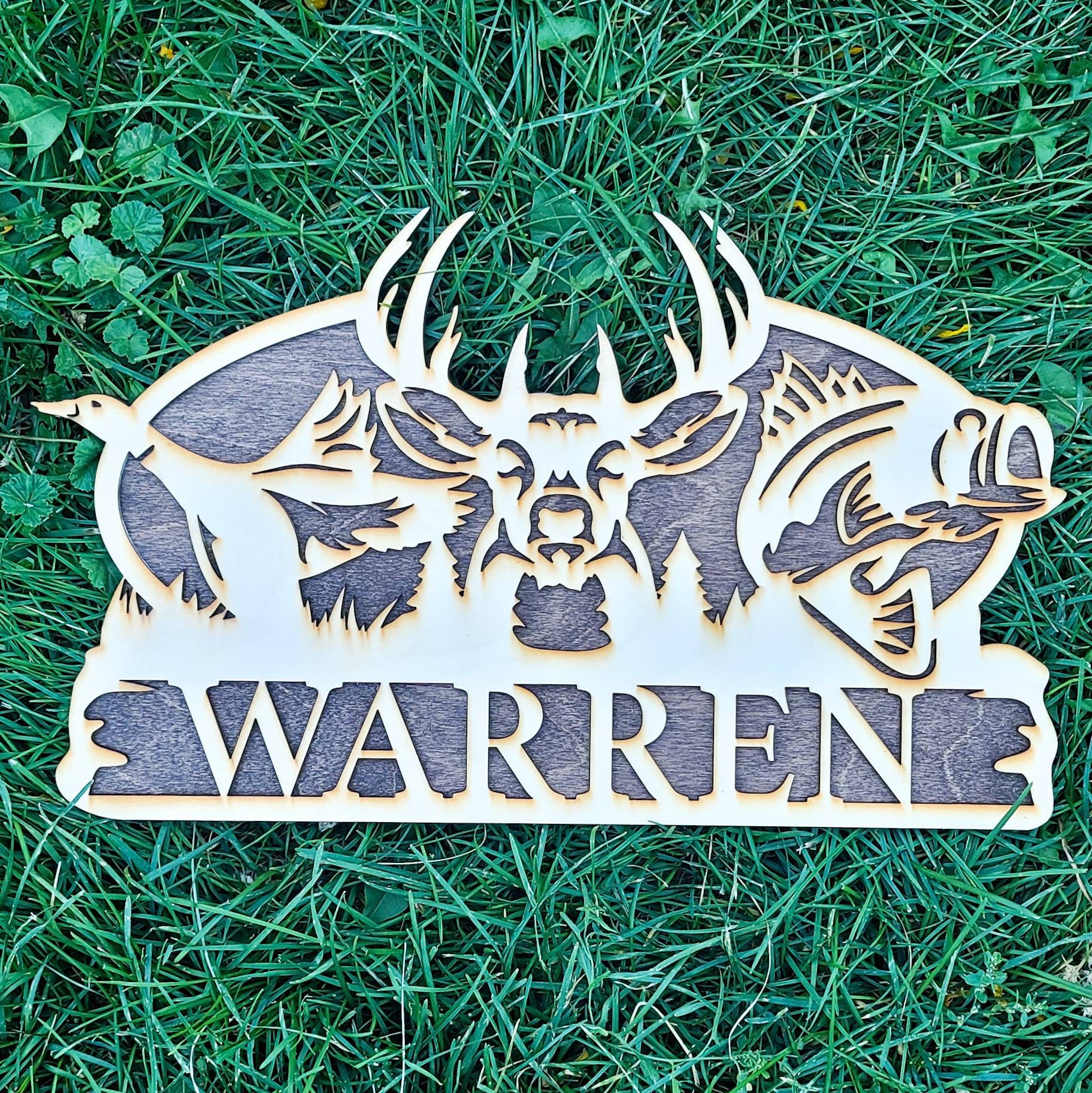 Hunting Fishing Signs Etsy