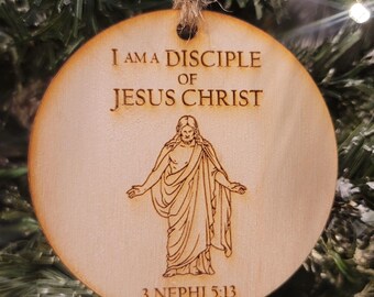 Christus Christmas Ornament: Disciple of Christ LDS Gift