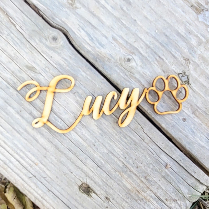 Stocking Name Tags Table Nametags Wooden Personalized Stocking Tag