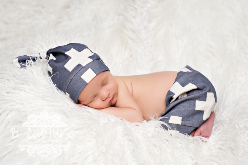 Organic Baby Knot hat baby beanie baby boy hat baby boy Etsy