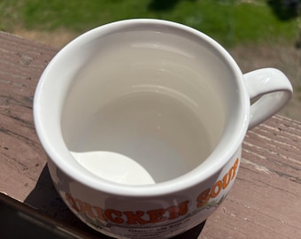 Retro Ceramic Soup Mugs – Dat'l Do-It Recipe Set of 4 (Potbelly Style)