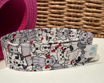 Thick Yoga, Exercise or Pilates Mat Strap (6" diameter mat), wellness gift, yoga gift, yoga accessory, pilates gift, yogi gift, Dog mom gift