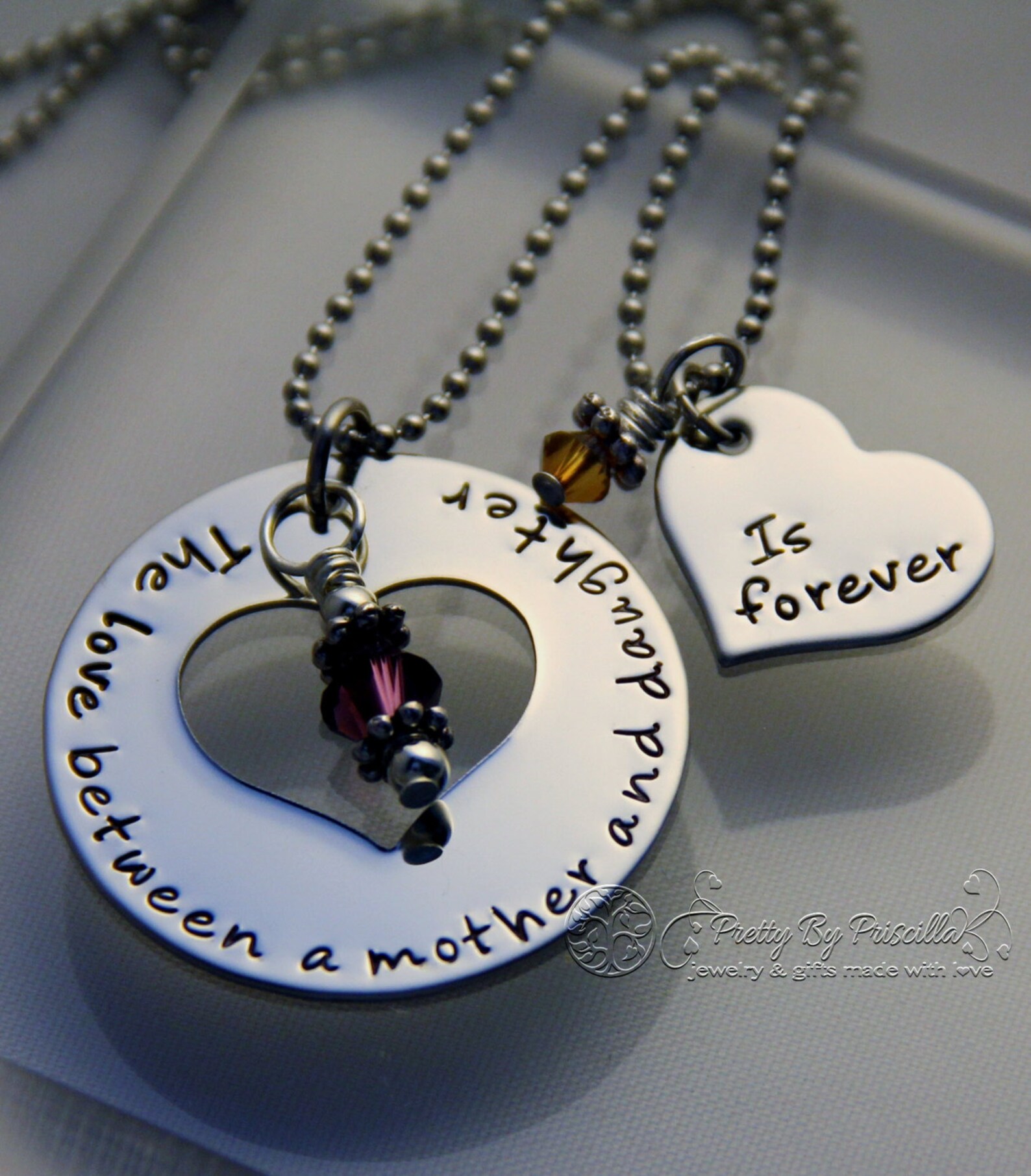 Mother Daughter Necklace SetMother Daughter JewelryThe