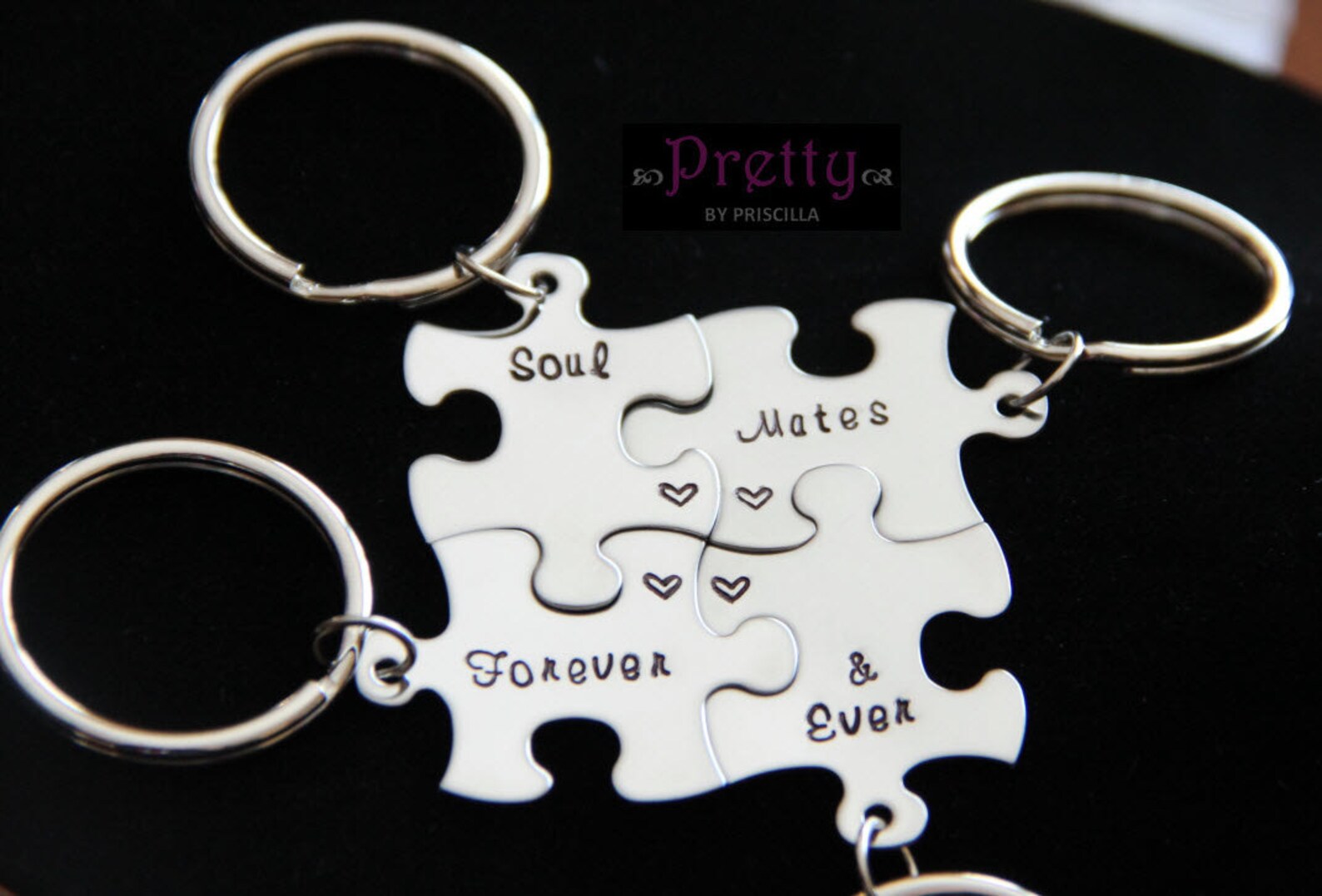 Puzzle Piece Keychain Unique Personalized Group Gift for Etsy